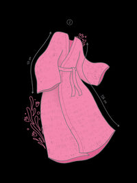 Халатик-кимоно из мягкого льна